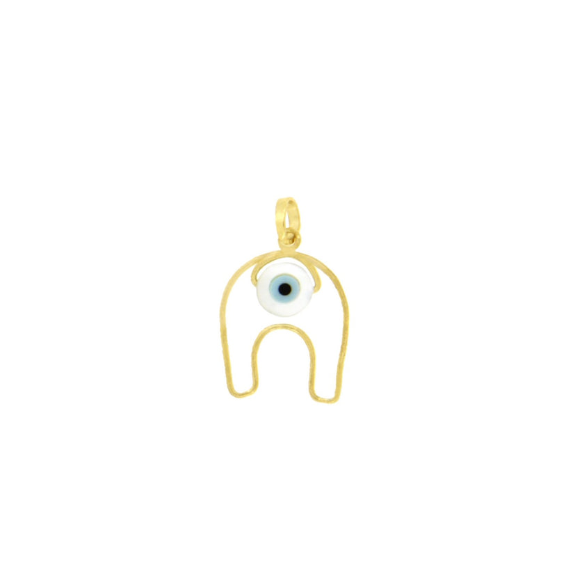 PENDANT  GOLD 585 & SEMIPRECIOUS STONES - 102607 - Availability: Immediately