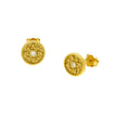 EARRINGS  GOLD 585 & PRECIOUS STONES - 102638 - Availability: Immediately