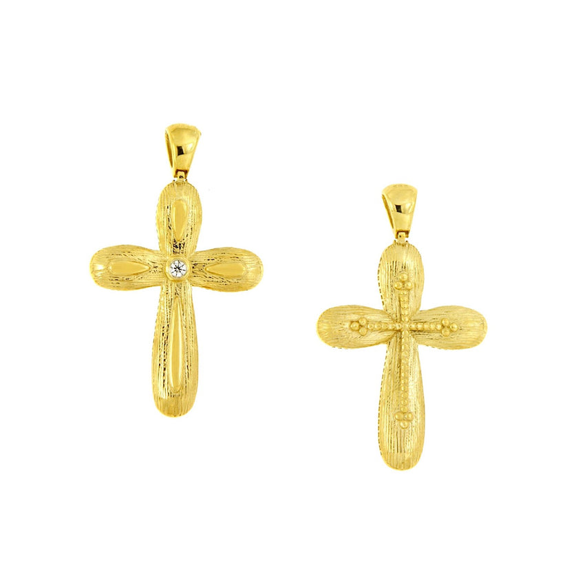 CROSS GOLD 14K &  PRECIOUS STONES - 102644 - Availability: Immediately