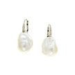 EARRINGS WHITE GOLD 750 & PEARLS - 102665 - Availability: Immediately