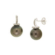 EARRINGS WHITE GOLD 750 & PEARLS - 102672 - Availability: Immediately