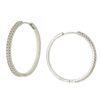 EARRINGS  SILVER 925 & C.Z. - 102703 - Availability: Immediately