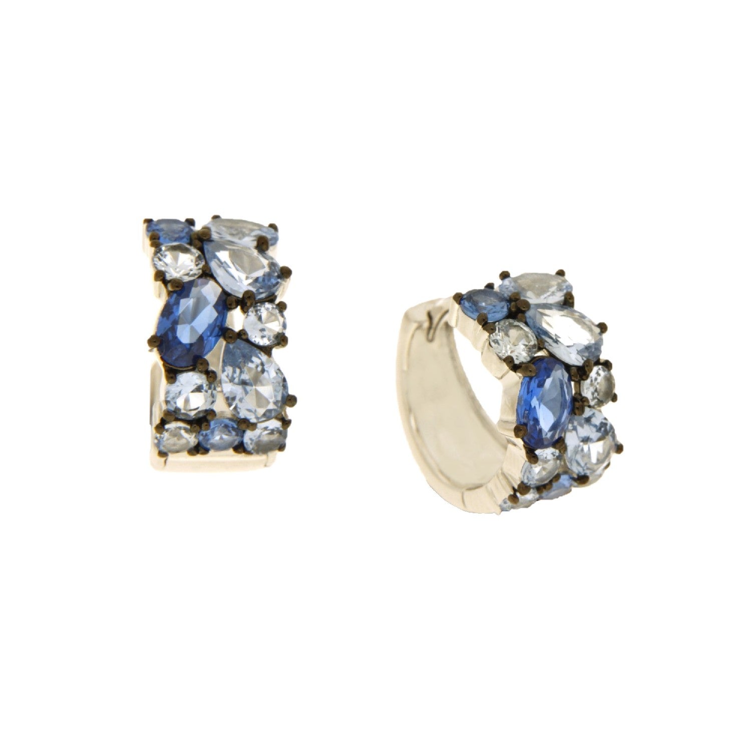 EARRINGS  SILVER 925 & C.Z. - 102708 - Availability: Immediately