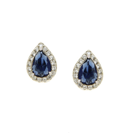 EARRINGS  SILVER 925 & C.Z. - 102711 - Availability: Immediately