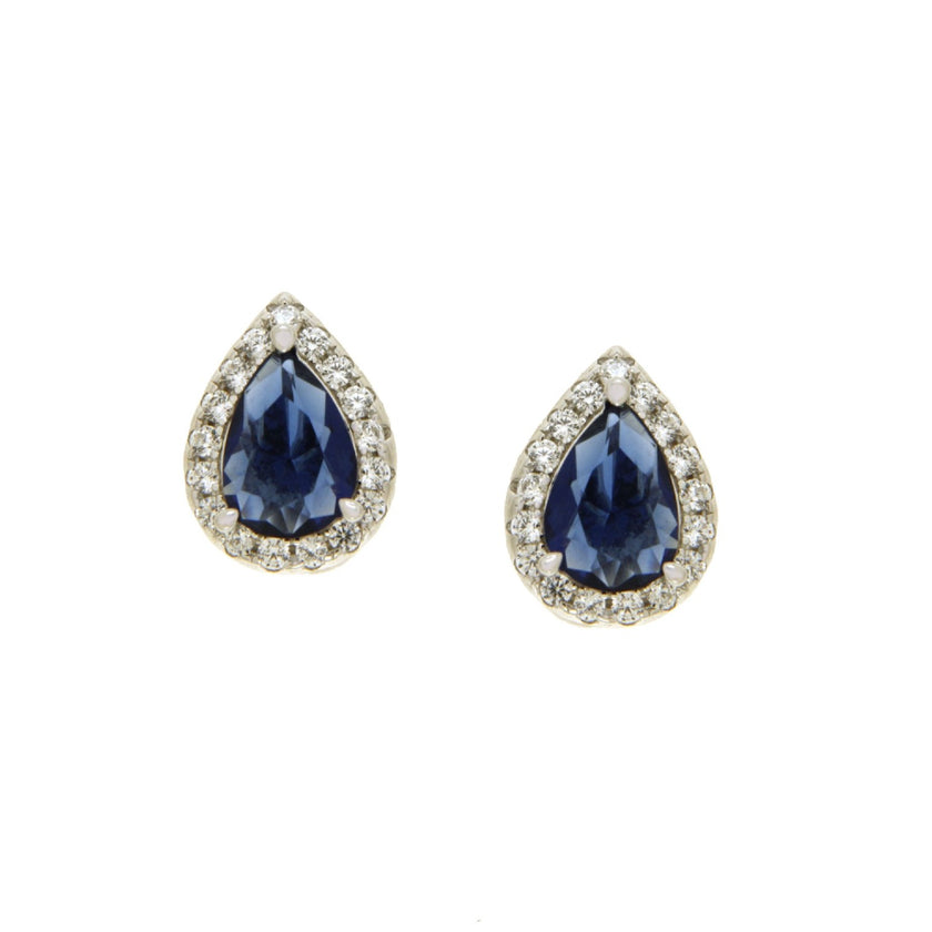 EARRINGS  SILVER 925 & C.Z. - 102711 - Availability: Immediately