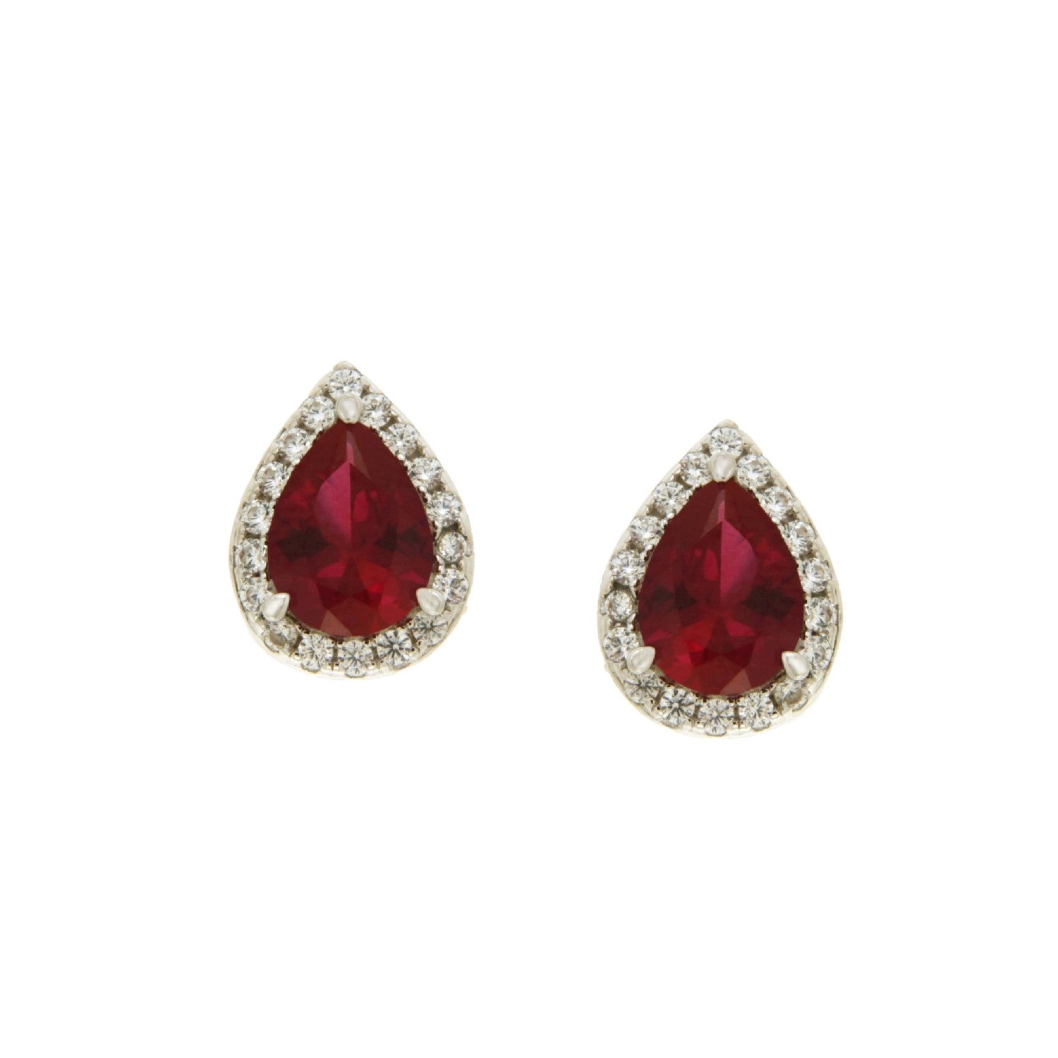 EARRINGS  SILVER 925 & C.Z. - 102713 - Availability: Immediately