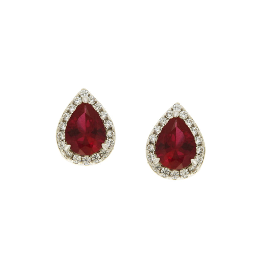 EARRINGS  SILVER 925 & C.Z. - 102713 - Availability: Immediately