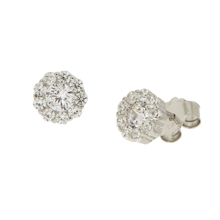EARRINGS  SILVER 925 & C.Z. - 102719 - Availability: Immediately