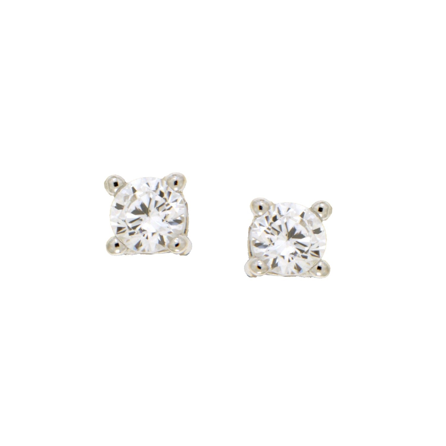 EARRINGS  SILVER 925 & C.Z. - 102721 - Availability: Immediately