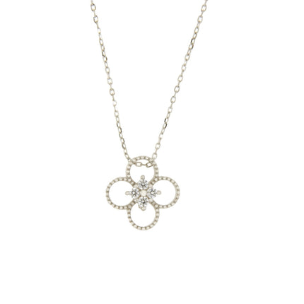 NECKLACE  SILVER 925 & C.Z. - 102758 - Availability: Immediately