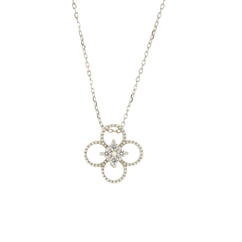 NECKLACE  SILVER 925 & C.Z. - 102758 - Availability: Immediately