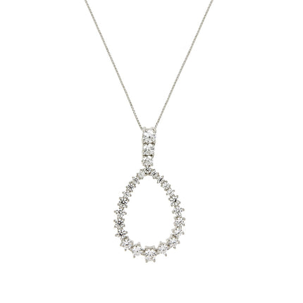 NECKLACE  SILVER 925 & C.Z. - 102759 - Availability: Immediately