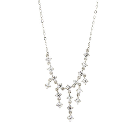 NECKLACE  SILVER 925 & C.Z. - 102760 - Availability: Immediately