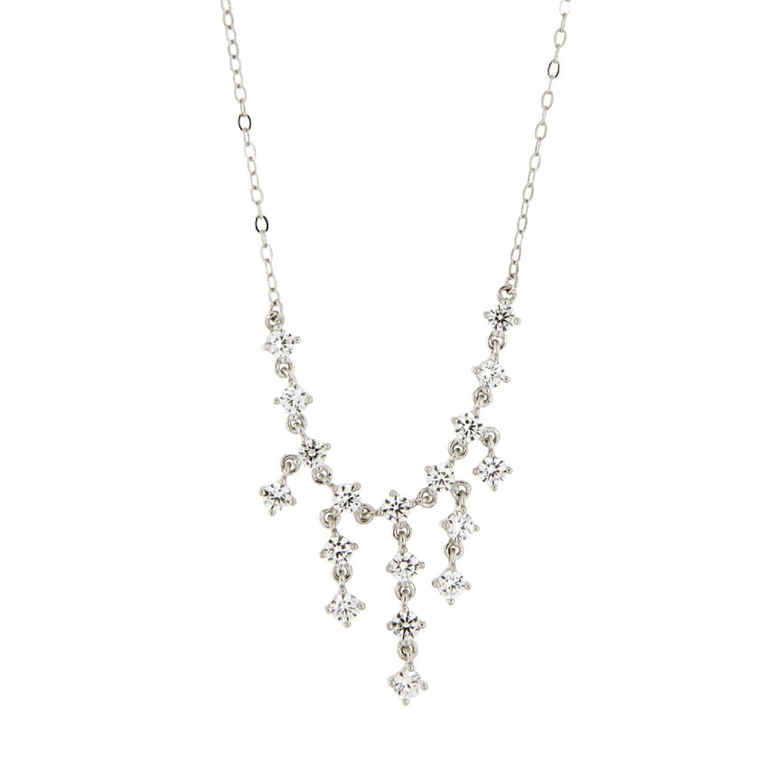 NECKLACE  SILVER 925 & C.Z. - 102760 - Availability: Immediately