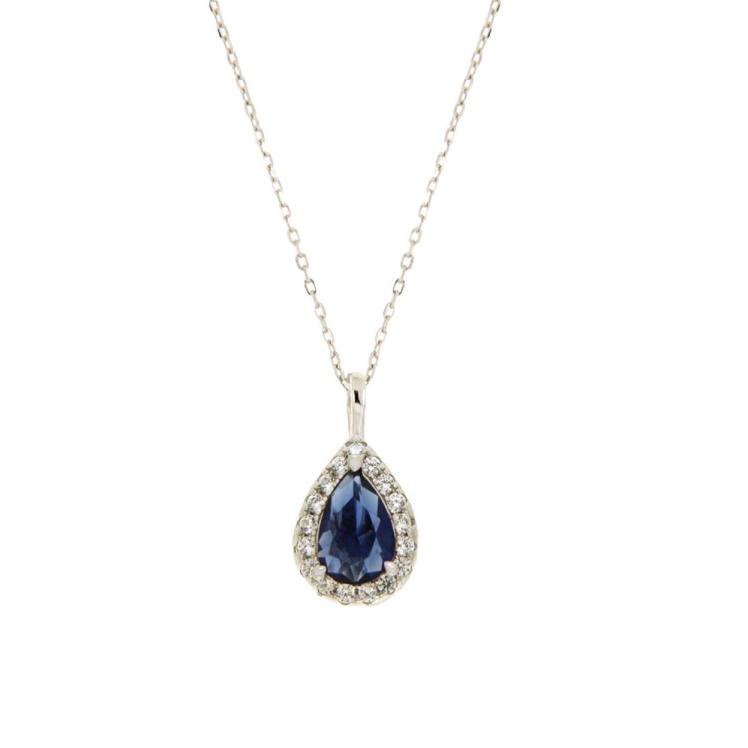 NECKLACE  SILVER 925 & C.Z. - 102761 - Availability: Immediately