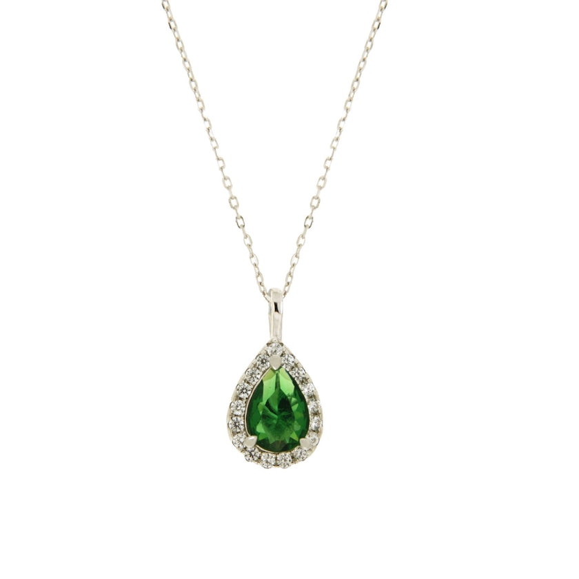 NECKLACE  SILVER 925 & C.Z. - 102762 - Availability: Immediately