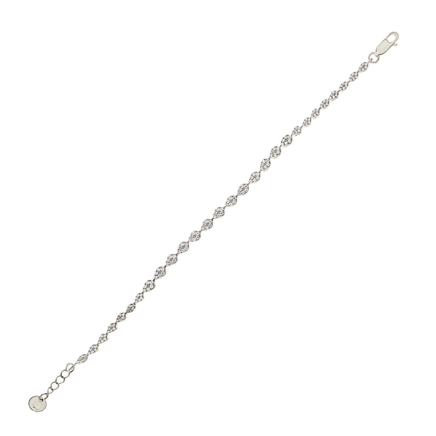 BRACELET  SILVER 925 & C.Z. - 102775 - Availability: Immediately