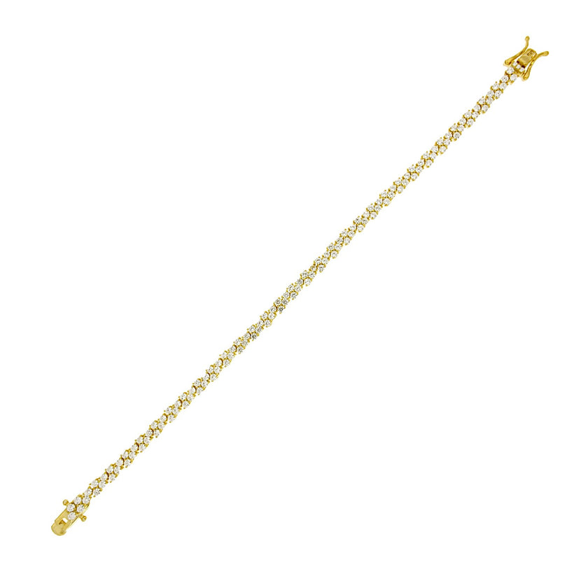 BRACELET  SILVER 925 & C.Z. - 102782 - Availability: Immediately