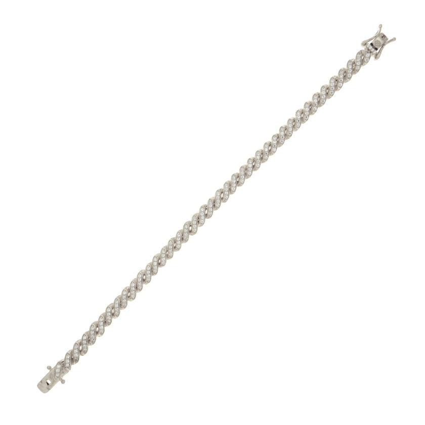 BRACELET  SILVER 925 & C.Z. - 102783 - Availability: Immediately