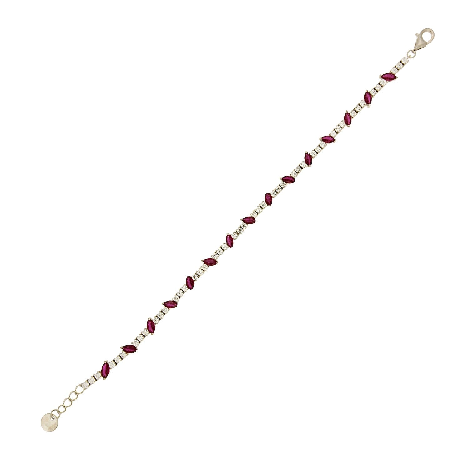 BRACELET  SILVER 925 & C.Z. - 102785 - Availability: Immediately