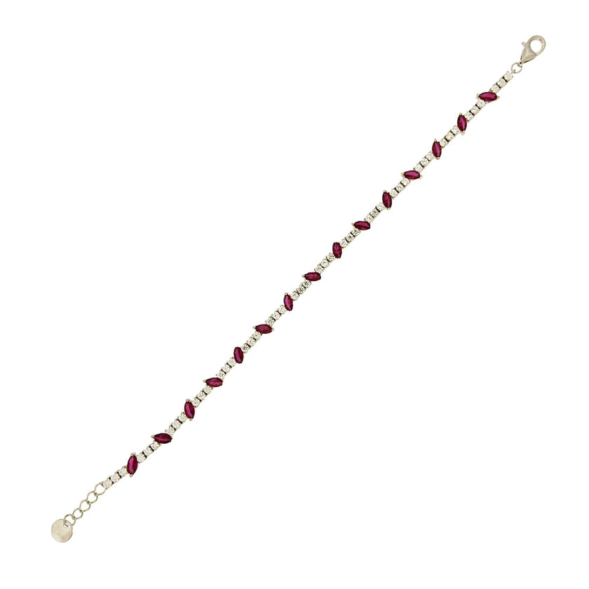 BRACELET  SILVER 925 & C.Z. - 102785 - Availability: Immediately