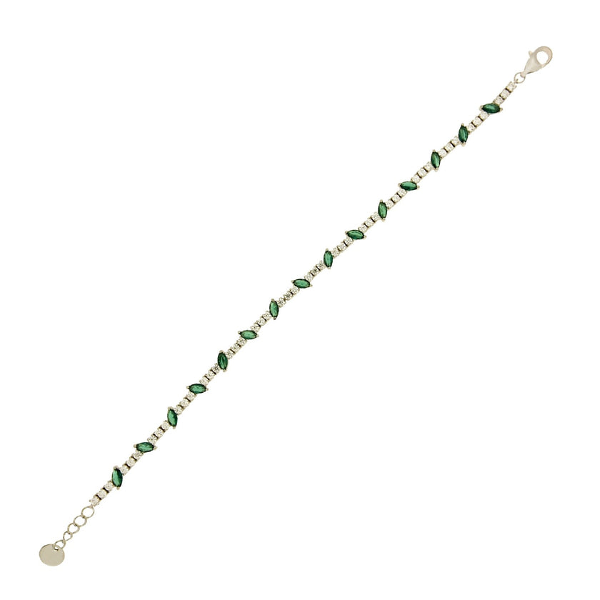 BRACELET  SILVER 925 & C.Z. - 102786 - Availability: Immediately