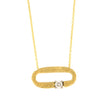 NECKLACE YELLOW & WHITE GOLD 750 & PRECIOUS STONES - 102800 - Availability: Immediately