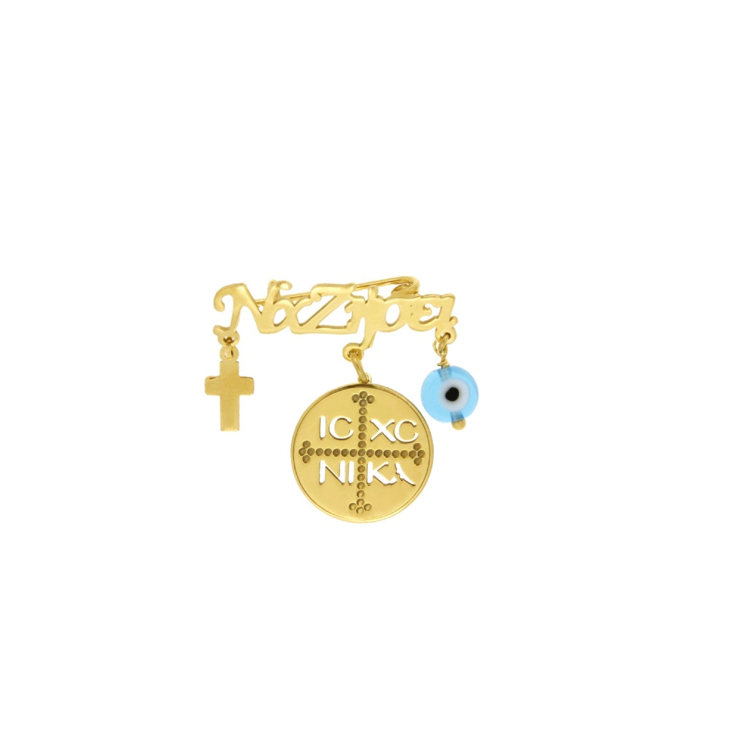 BROOCH YELLOW SILVER 925 - 102921 - Availability: Immediately