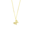 NECKLACE YELLOW SILVER 925 & SYNTHETIC STONES - 102929 - Availability: Immediately