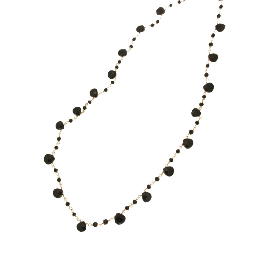 NECKLACE PINK SILVER 925 & SEMIPRECIOUS STONES - 102934 - Availability: Immediately