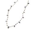 NECKLACE PINK SILVER 925 & SEMIPRECIOUS STONES - 102935 - Availability: Immediately