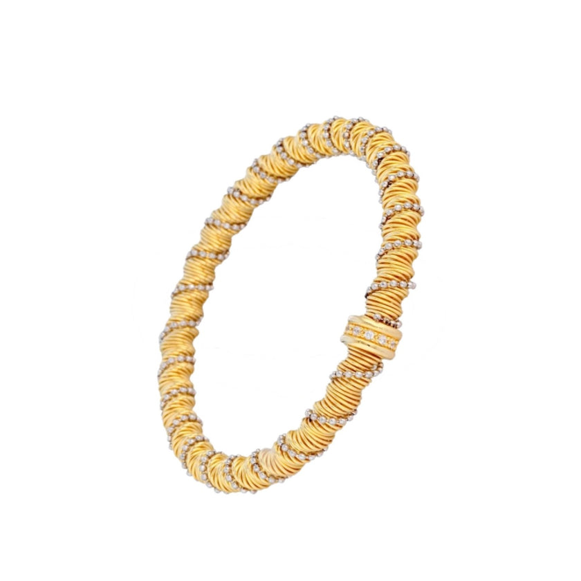 BANGLE YELLOW & WHITE SILVER 925 - 102977 - Availability: Immediately