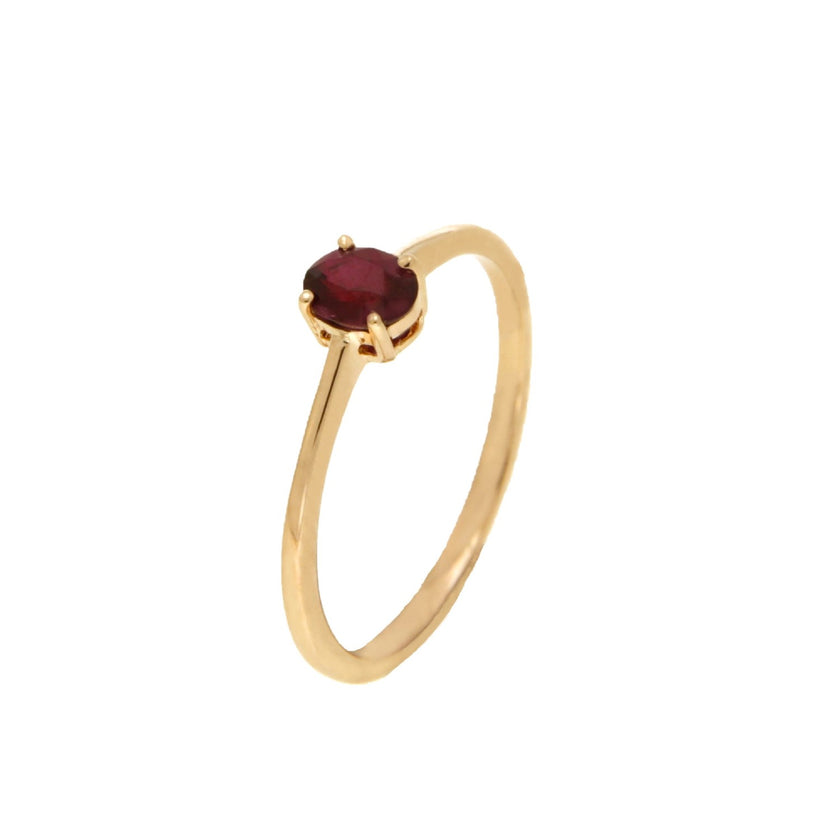RING PINK GOLD 585 & PRECIOUS STONES - 103024 - Availability: Immediately