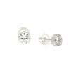 EARRINGS  GOLD 585 & C.Z. - 103063 - Availability: Immediately