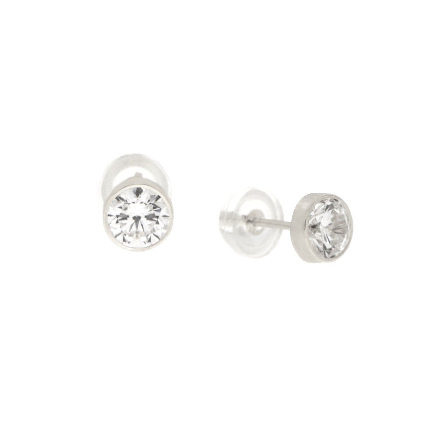 EARRINGS  GOLD 585 & C.Z. - 103063 - Availability: Immediately