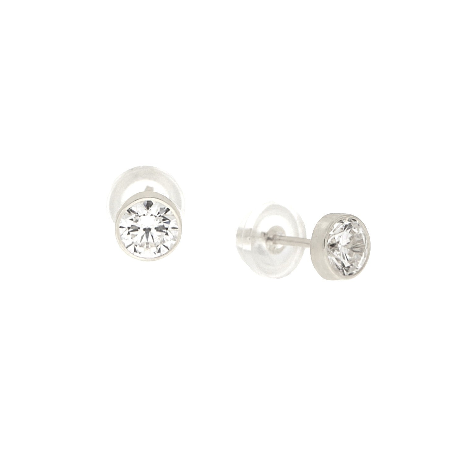 EARRINGS  GOLD 585 & C.Z. - 103067 - Availability: Immediately