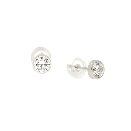EARRINGS  GOLD 585 & C.Z. - 103067 - Availability: Immediately
