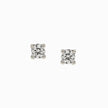 EARRINGS WHITE GOLD 585 & C.Z. - 103078 - Availability: Immediately