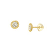EARRINGS  GOLD 585 & C.Z. - 103082 - Availability: Immediately