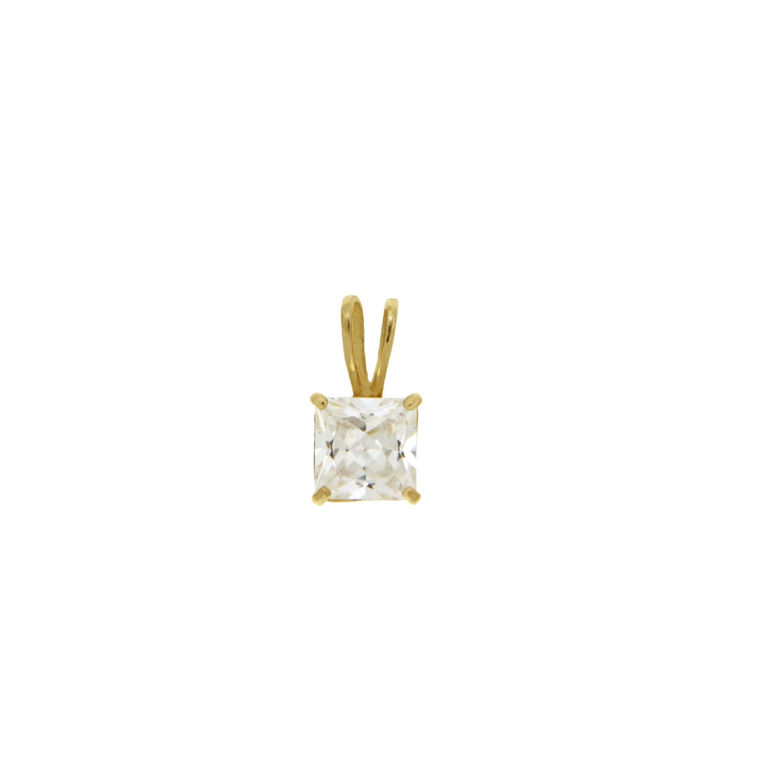 PENDANT  GOLD 585 & C.Z. - 103089 - Availability: Immediately
