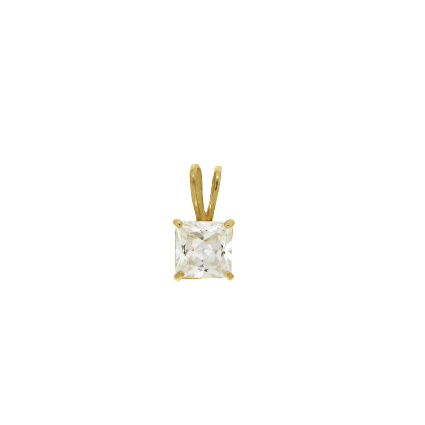 PENDANT  GOLD 585 & C.Z. - 103089 - Availability: Immediately