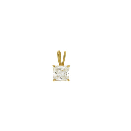 PENDANT  GOLD 585 & C.Z. - 103091 - Availability: Immediately