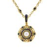 NECKLACE  GOLD 750 & PRECIOUS STONES  - 11090