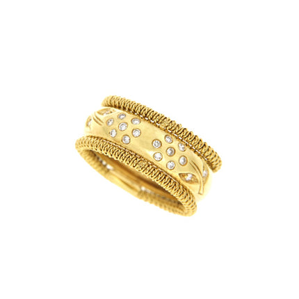 RING  GOLD 750 & PRECIOUS STONES  - 11402