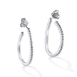 EARRINGS WHITE GOLD 750 & PRECIOUS STONES  - 11747