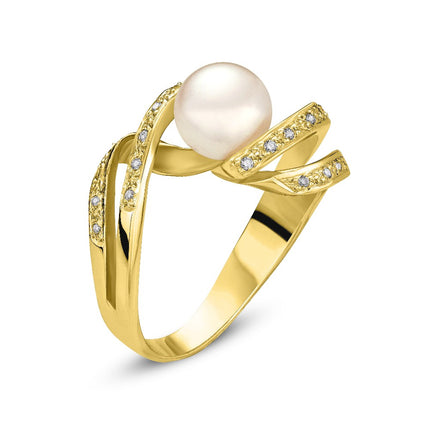 RING  GOLD 750 & PEARLS - 14317