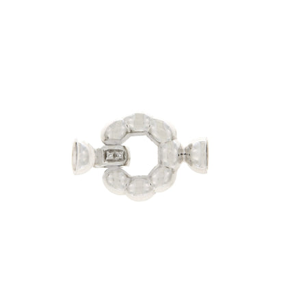 CLASP WHITE GOLD 750 & PRECIOUS STONES - 14448
