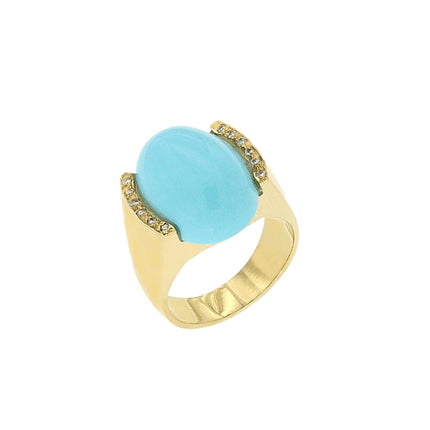 RING  GOLD 750 & PRECIOUS STONES - 14932 - Availability: Up to 1 month