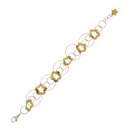 BRACELET YELLOW & WHITE GOLD 750 - 1620 - Availability: Immediately
