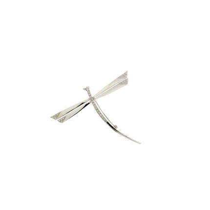 BROOCH WHITE GOLD 750 & PRECIOUS STONES - 16433